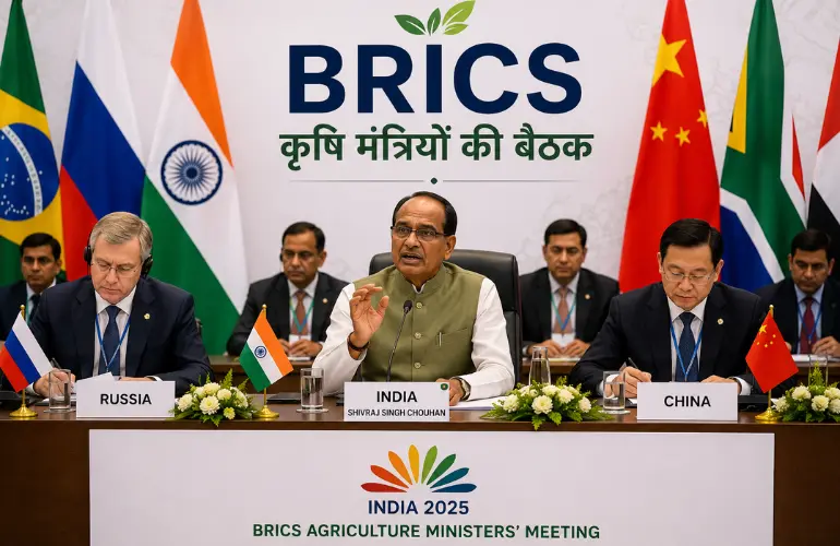BRICS कृषि बैठक: खाद्य सुरक्षा और टिकाऊ खेती पर मंथन