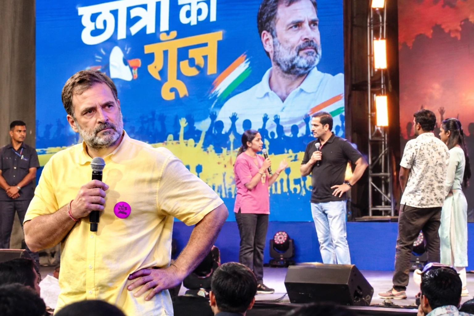 छात्रों की गूंज में मिमिक्री विवाद: BJP-कांग्रेस आमने-सामने, छात्र संवाद पर भी उठे सवाल