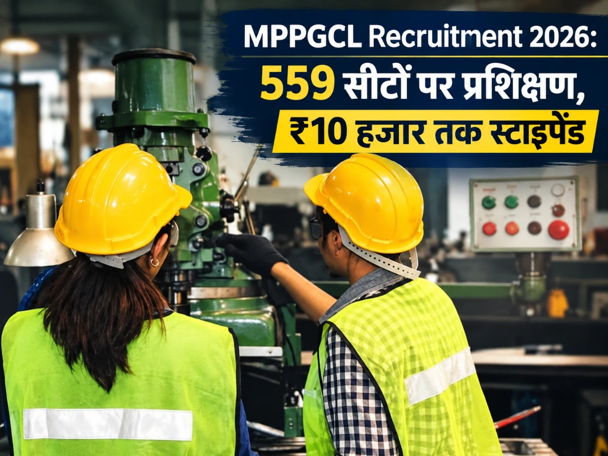 MPPGCL Recruitment 2026: 559 युवाओं को प्रशिक्षण, ₹10 हजार तक स्टाइपेंड