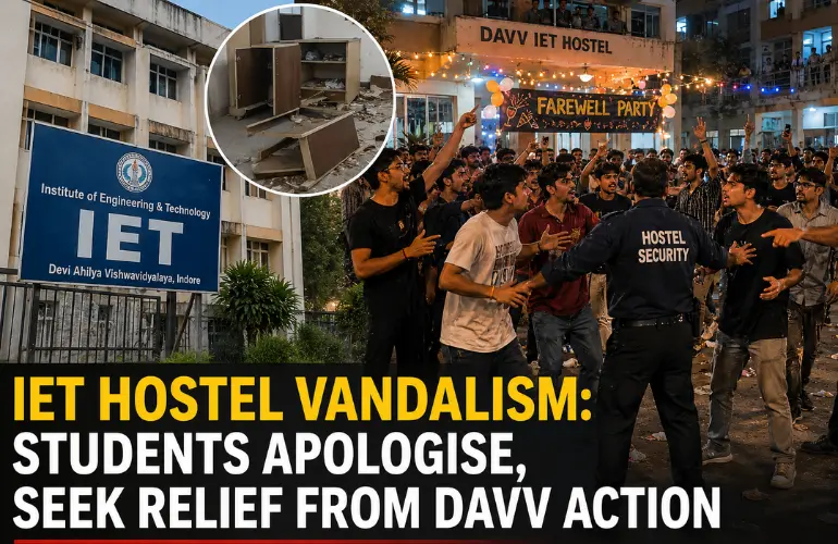IET Hostel Vandalism: Students Apologise After Farewell Party Ruckus