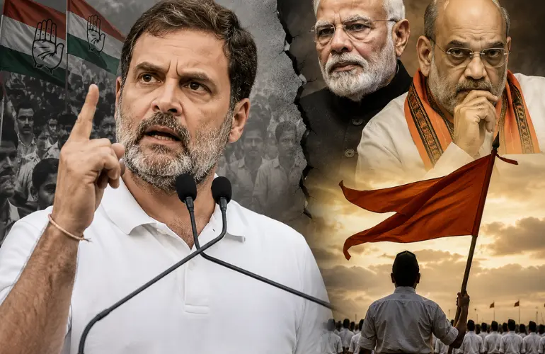 Rahul Gandhi Warns of Economic Storm, Attacks Modi-Shah and RSS