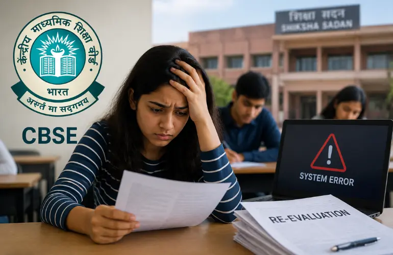 CBSE मूल्यांकन विवाद: केंद्र ने मानी खामी, छात्रों की बढ़ी परेशानी
