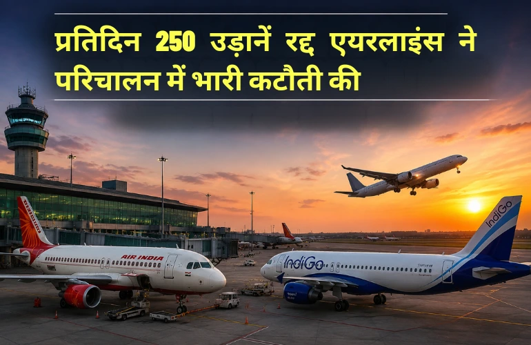 Air India-IndiGo Flight Cut: रोज 250 घरेलू उड़ानें घटेंगी