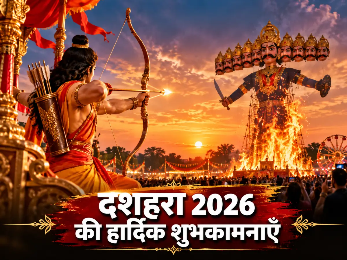 Happy Dussehra 2026: दशहरा की 50 शुभकामनाएँ, संदेश और कोट्स