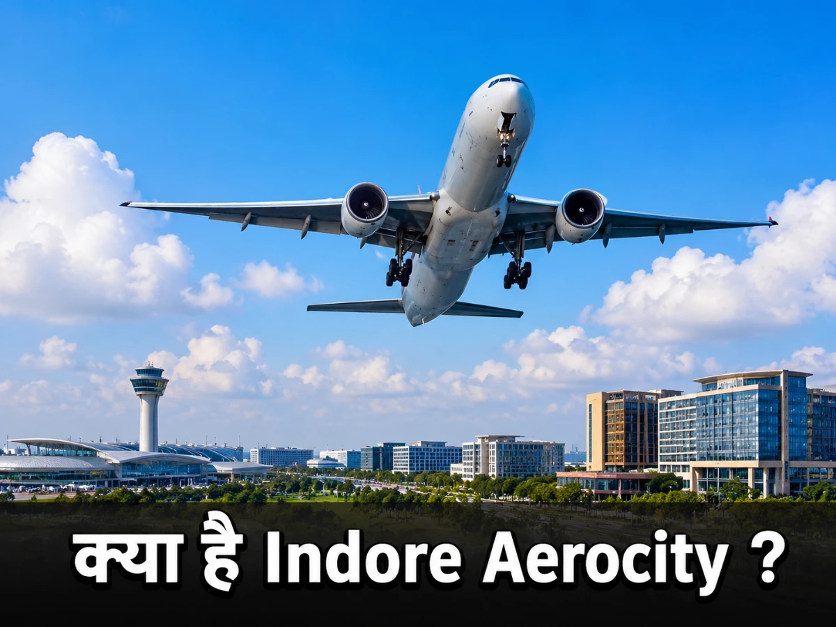 इंदौर एयरपोर्ट के पास बनेगी एयरोसिटी, 600 करोड़ का निवेश