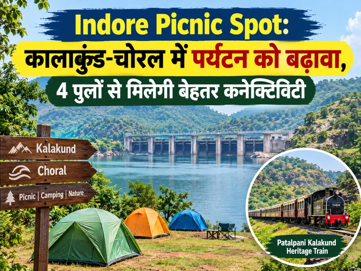 Indore Picnic Spot: कालाकुंड-चोरल में पर्यटन को बढ़ावा, 4 पुलों से मिलेगी बेहतर कनेक्टिविटी