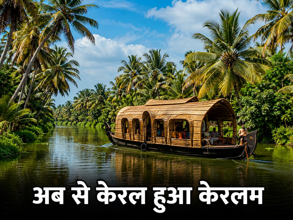 केरल हुआ केरलम: क्यों बदला राज्य का नाम, कब से था Kerala? जानिए पूरी कहानी