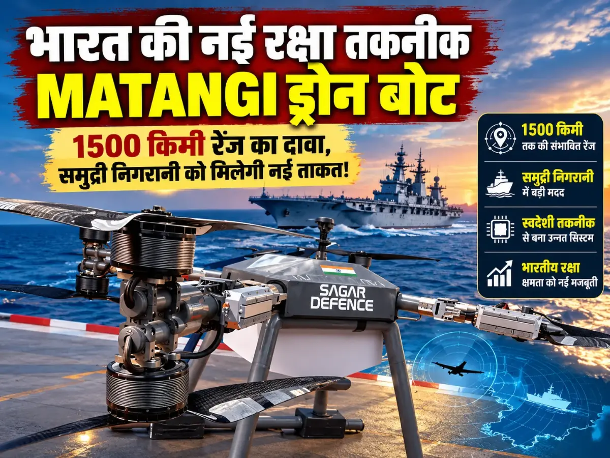 भारत की समुद्री ताकत बढ़ाएगी Matangi ड्रोन बोट, 1500 किमी रेंज का दावा