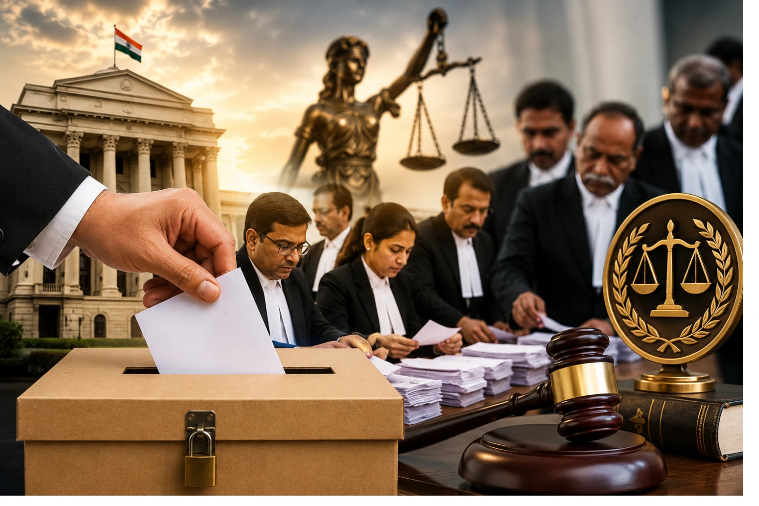 एमपी बार काउंसिल चुनाव: इंदौर की मतगणना में कई दिग्गज आगे, अंतिम नतीजों का इंतजार
