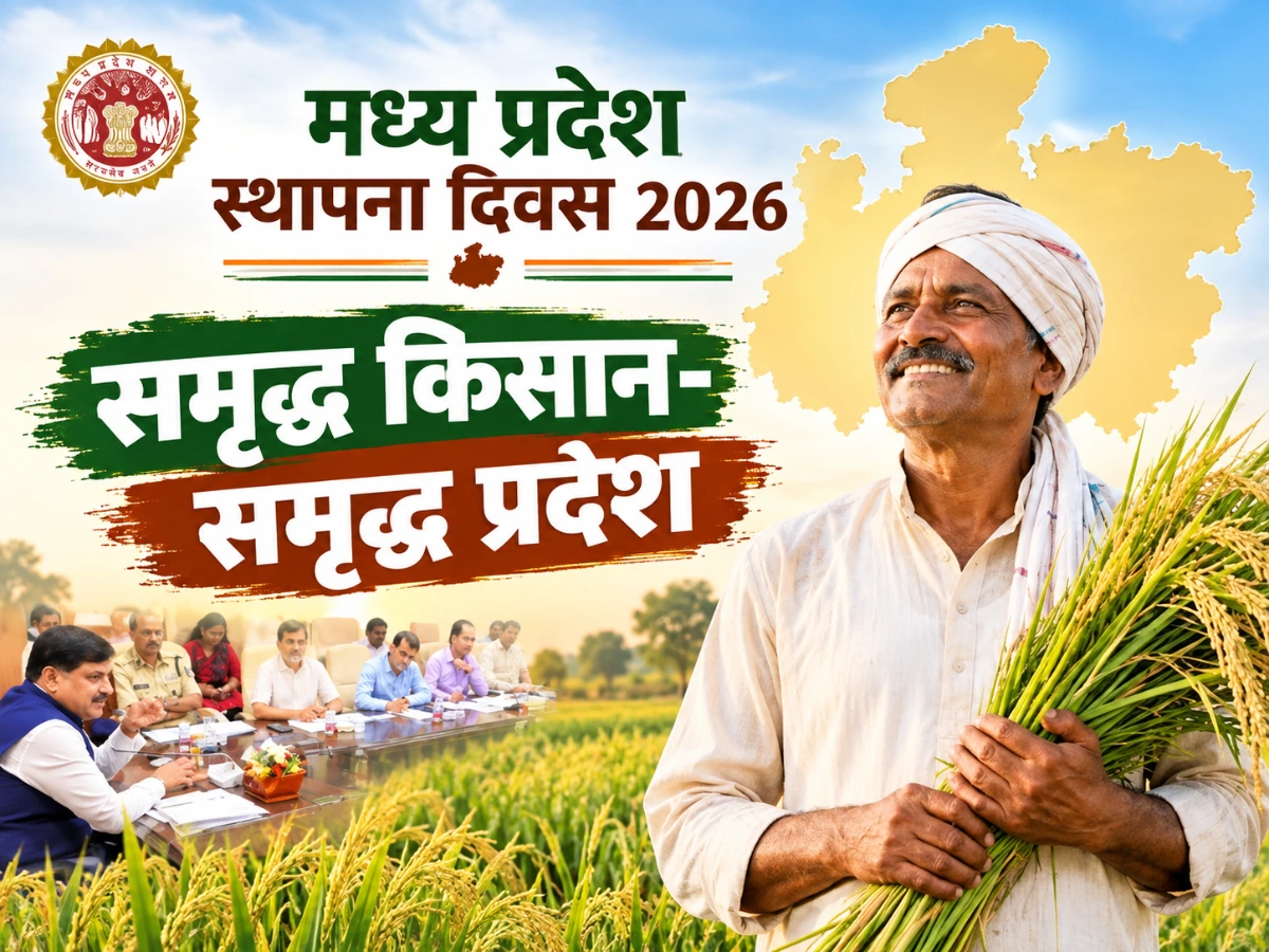 MP Foundation Day 2026: ‘समृद्ध किसान-समृद्ध प्रदेश’ थीम पर होगा 71वां स्थापना दिवस