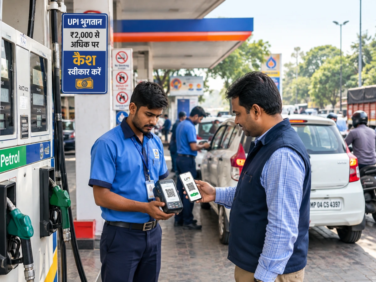 UPI Tax: MP के पेट्रोल पंपों पर ₹2,000 से ज्यादा UPI भुगतान बंद, जानें नया नियम