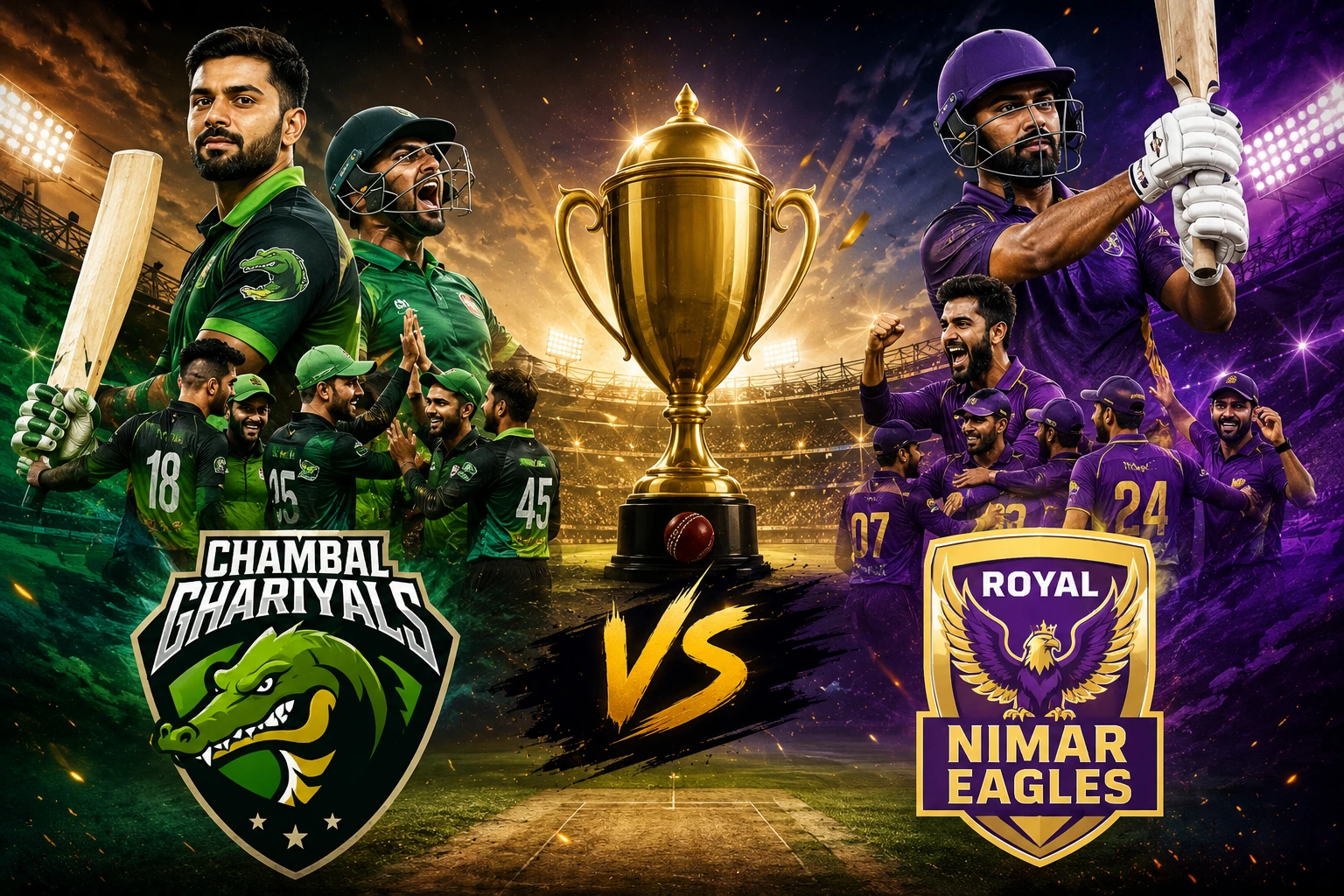 MPL 2026 Final: अजेय चंबल घरियाल्स बनाम डेब्यू रॉयल निमाड़ ईगल्स, किसका पलड़ा है भारी?