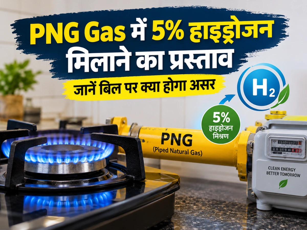 PNG Gas Price: घरेलू गैस में 5% हाइड्रोजन मिलाने का प्रस्ताव, जानें बिल पर क्या होगा असर