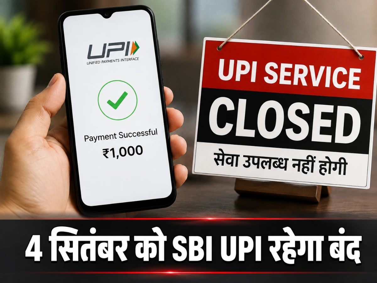 SBI UPI 4 सितंबर को 45 मिनट रहेगा बंद, जानें समय, कारण और क्या करें