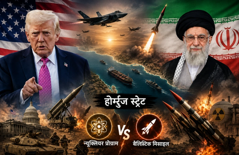 होर्मुज स्ट्रेट पर बढ़ा संकट, अमेरिका-ईरान तनाव के बीच ट्रंप की नई चेतावनी