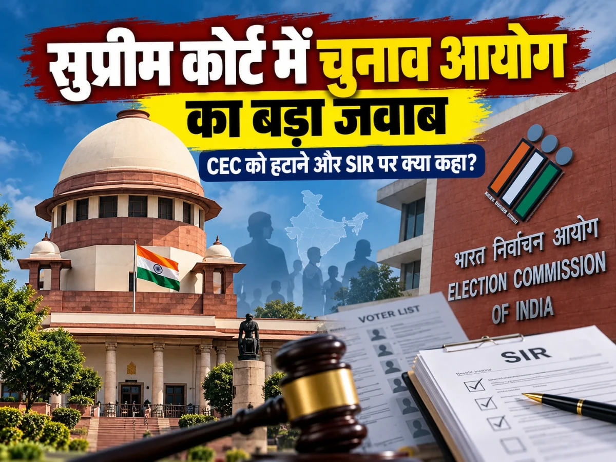 सुप्रीम कोर्ट में चुनाव आयोग का बड़ा जवाब, CEC को हटाने और SIR पर क्या कहा?