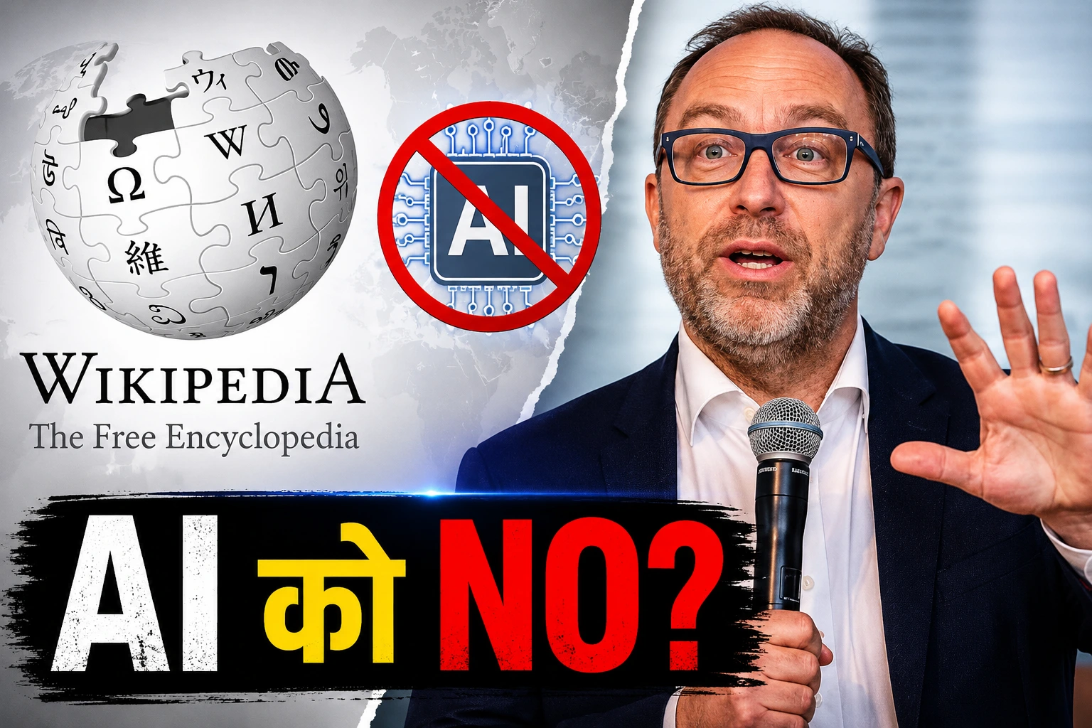 Wikipedia का बड़ा ऐलान: AI नहीं करेगा लेखों की एडिटिंग, जिमी वेल्स ने कही बड़ी बात